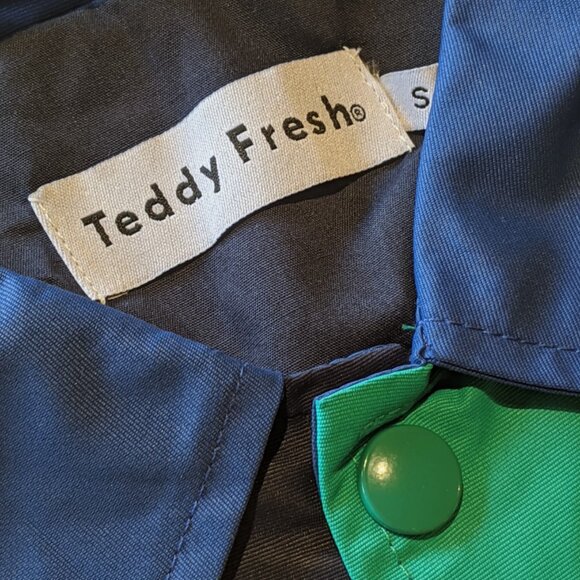 BNWT Teddy Fresh Primary Colorblock Coach's Jacket, Size S - Picture 8 of 9